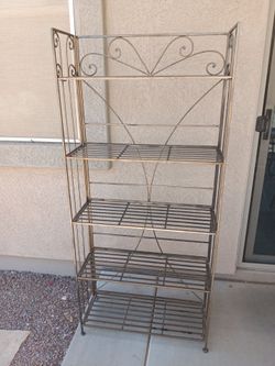 Folding Metal Shelf