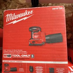 Milwaukee new 1/4” sander 18M