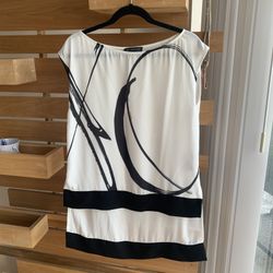 Banana Republic tunic top S sleeveless Pre Owned