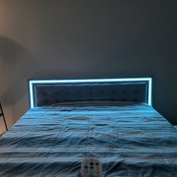 Bed Frame, Bed Box, Mattress, Memory Foam Topper