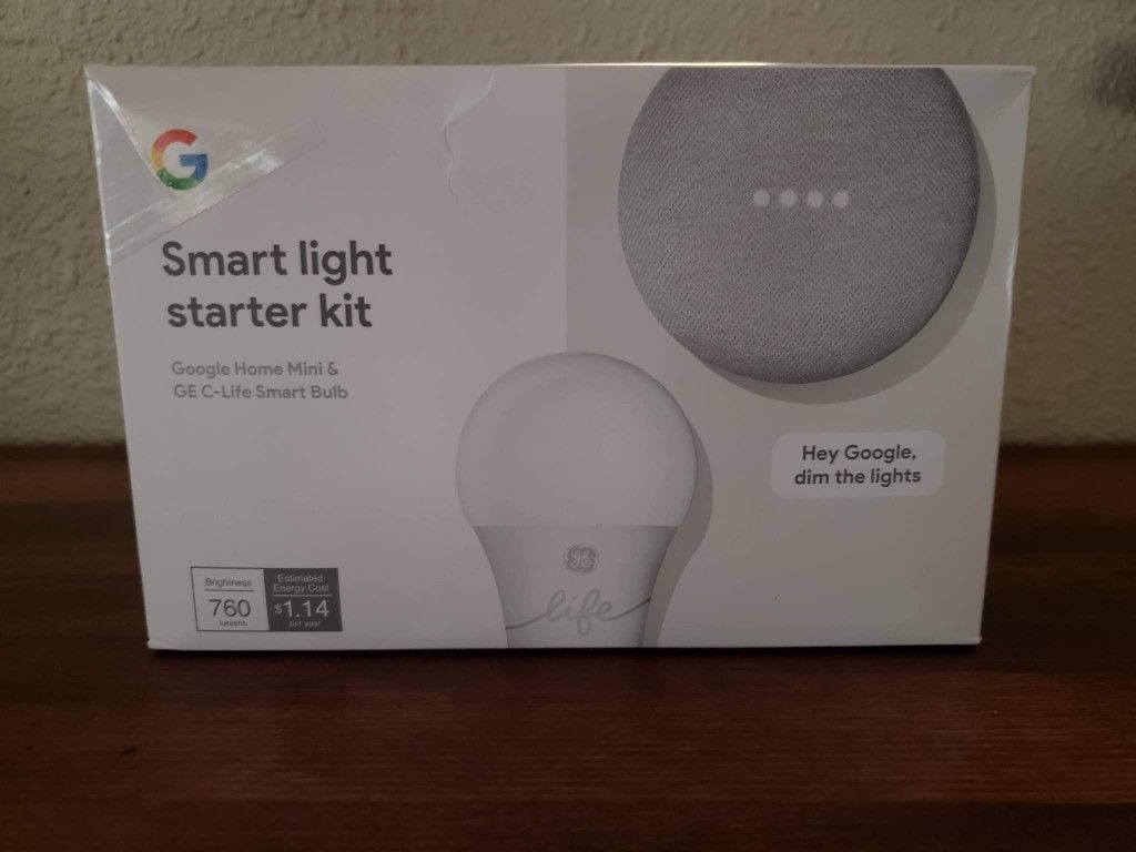 Google Home Mini & GE C-Life Smart Bulb