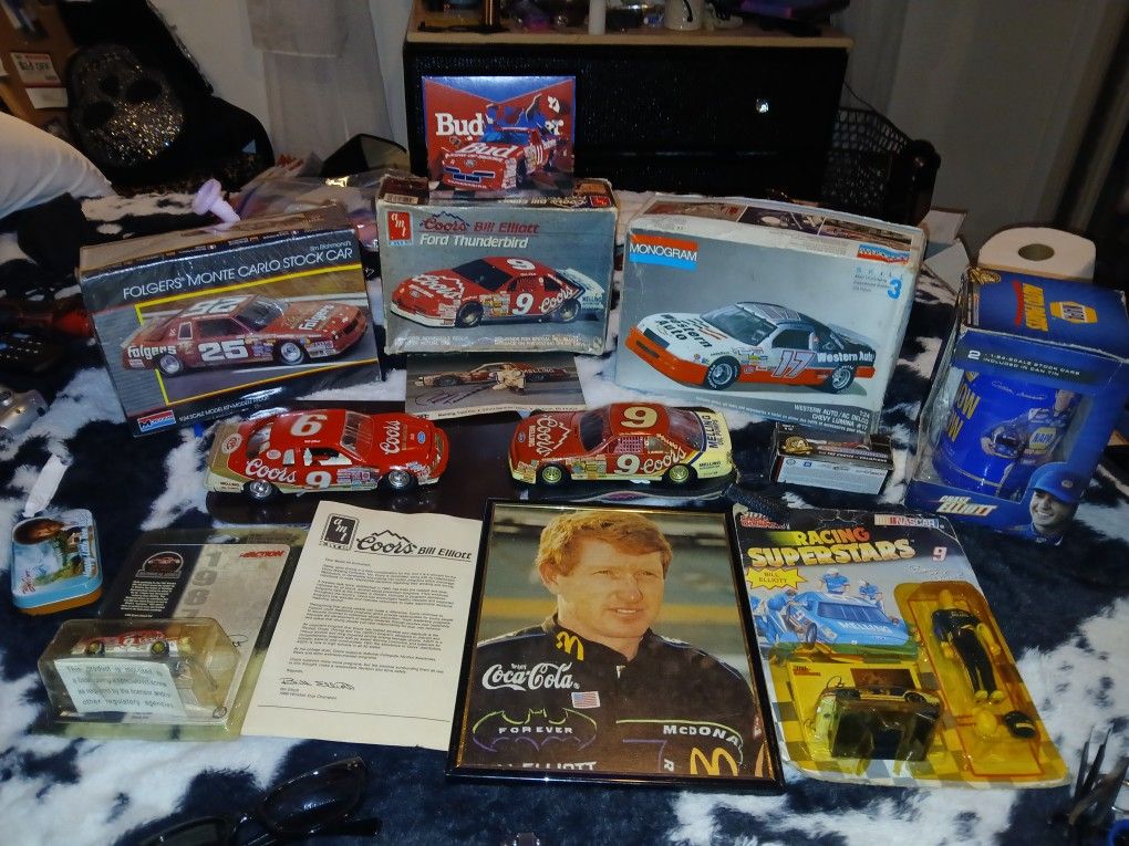Limited Edition Signed Chase Elliott & Bill Elliott Diecast Cars &More