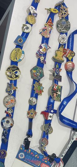 Lions International Pin Collection