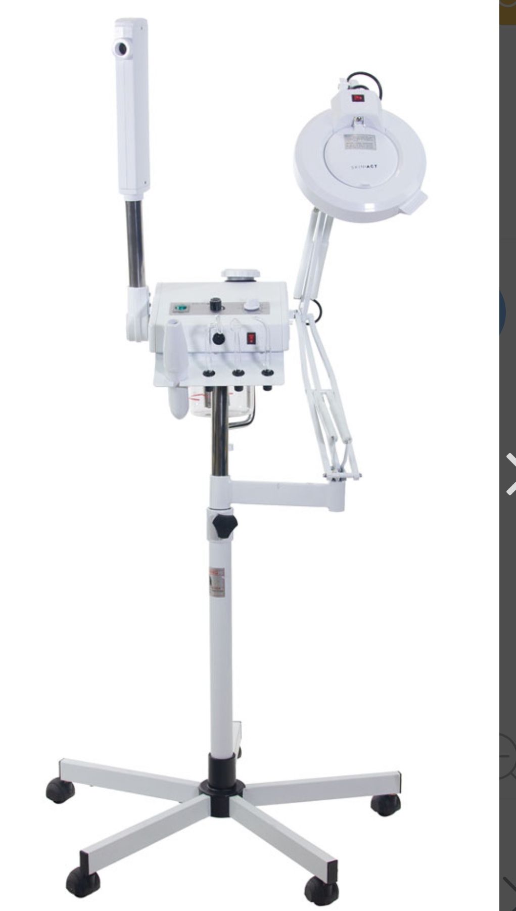 Spa Steamer/ Ozone Facial Luxe With Lamp 