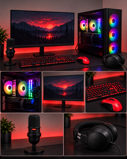 Complete Gaming Setup – iBUYPOWER i7-14700F RTX 4060 32GB 2TB SSD