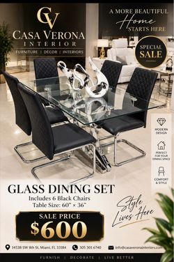 Dining table set