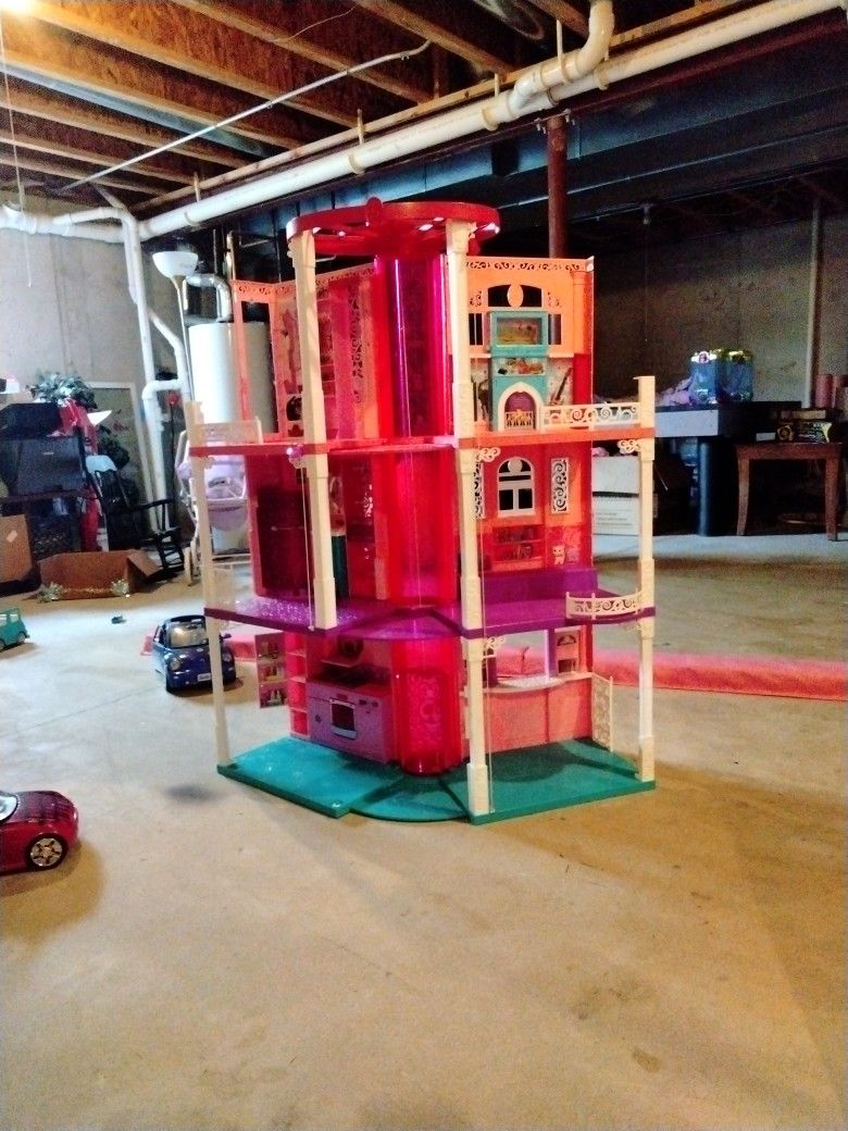 Barbie Dream House Doll house 3-Story With Furniture, Dolls And Accessories  100+ for Sale in Chicago, IL - OfferUp