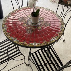 PATIOS SET SOLID IRON 