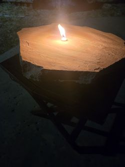 Flagstone Flamed Centerpiece