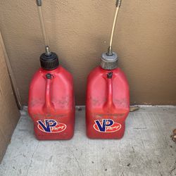 VP Racing 5-Gallon fuel jugs