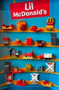 McDonald's Collectibles (Sold separately)