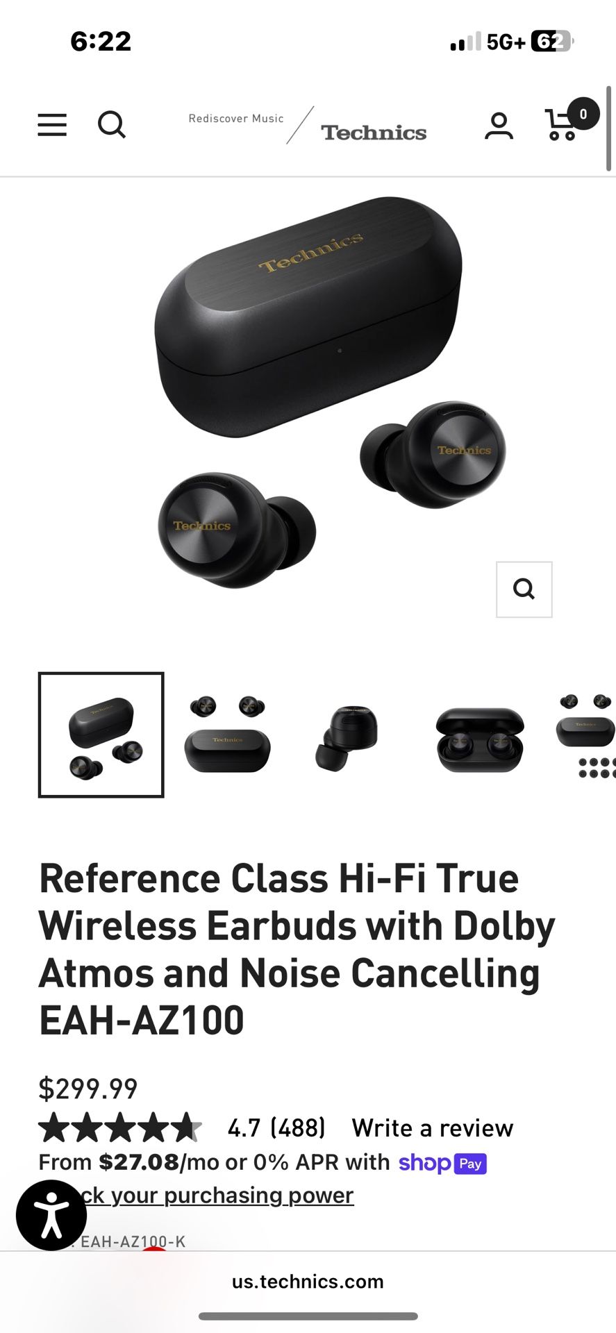 Technic Headphone Brand New 