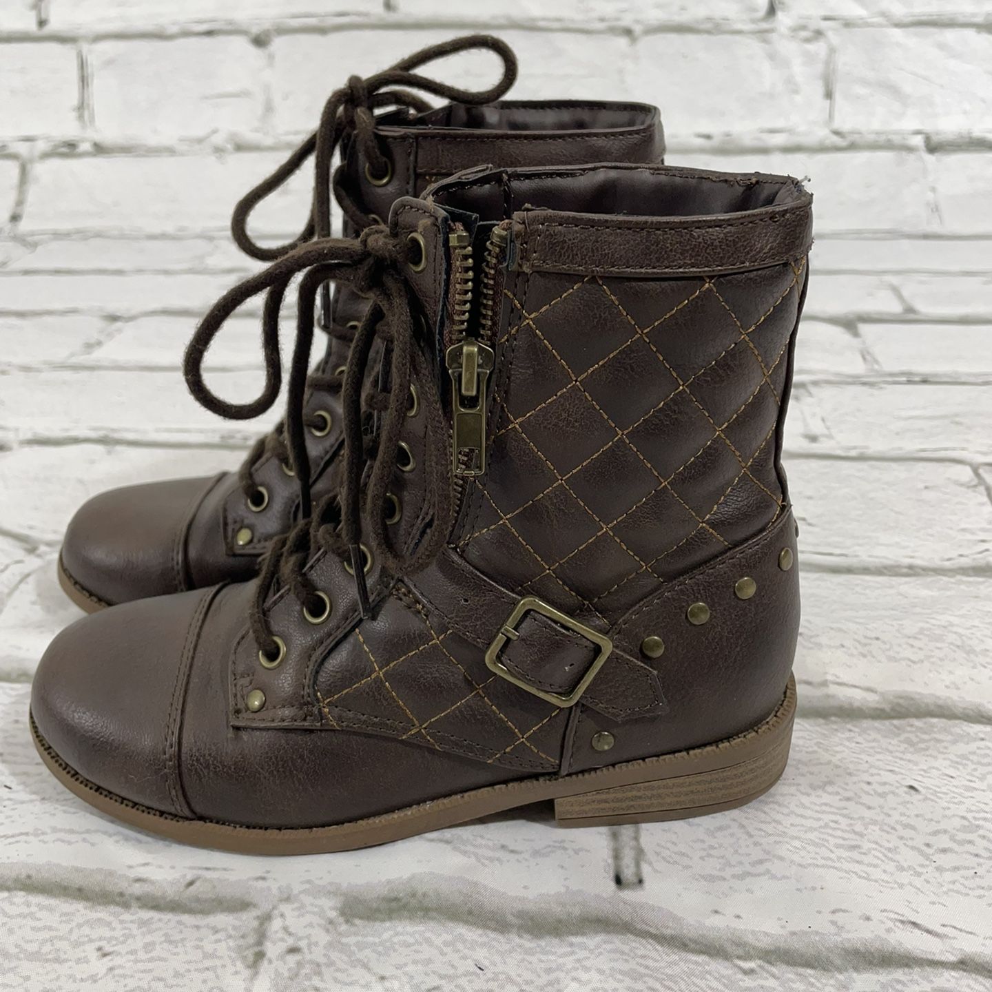 Guess balmy combat boot top