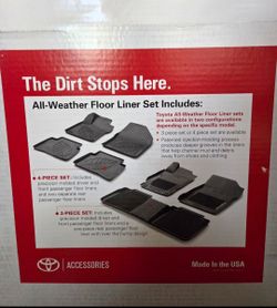 Rav4 all-weather floor liners set