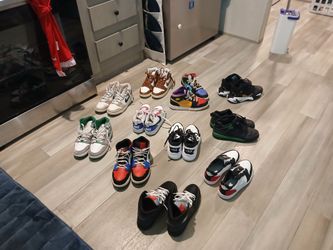 Nike & Jordan Sneaker Lot – 11 Pairs Sz 7