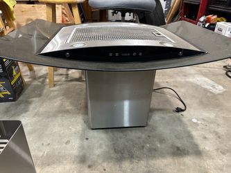 Island mount range hood 36”