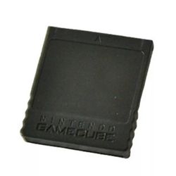 Official Nintendo GameCube Black Memory Card 251 Blocks (DOL-014) 