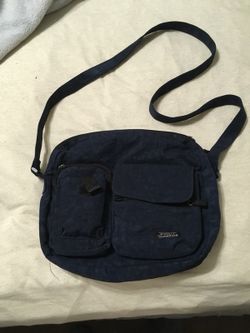 Crossbody dark blue purse