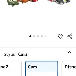 Cars Toys 5 Pc Set