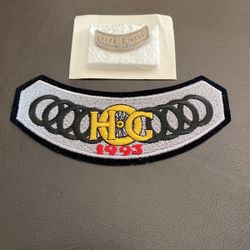 Harley Davidson Owners Group HOG 1993 Vest Patch Pin Lot Set