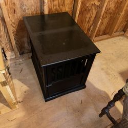 Side Table Dog Crate 