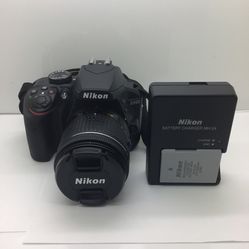 Nikon D3400 DSLR Camera W/ AF-P Nikkor 18-55mm f/3.5-5.6 G DX VR Lens