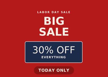 Labor Day sale