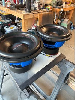 15” subwoofers.