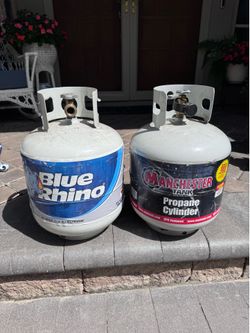 Pair of propane tanks
