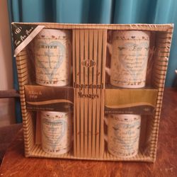 Brand New 4 Piece Coffee Mugs And Extras...