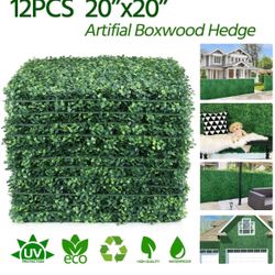 Artificial Hedge Wall Grass Panels