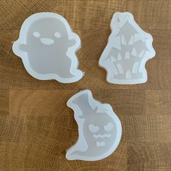 3 Pack of Halloween Shaker Silicone Molds & Sheets