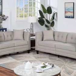 Laken Collection Sofa and Loveseat set-Pillows included-available in 2 colors! Almost Sold Out! Now 549.00 Free Delivery 🚚 