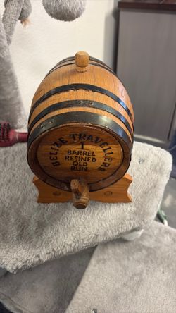 Barrel of rum barrel. BELIZE