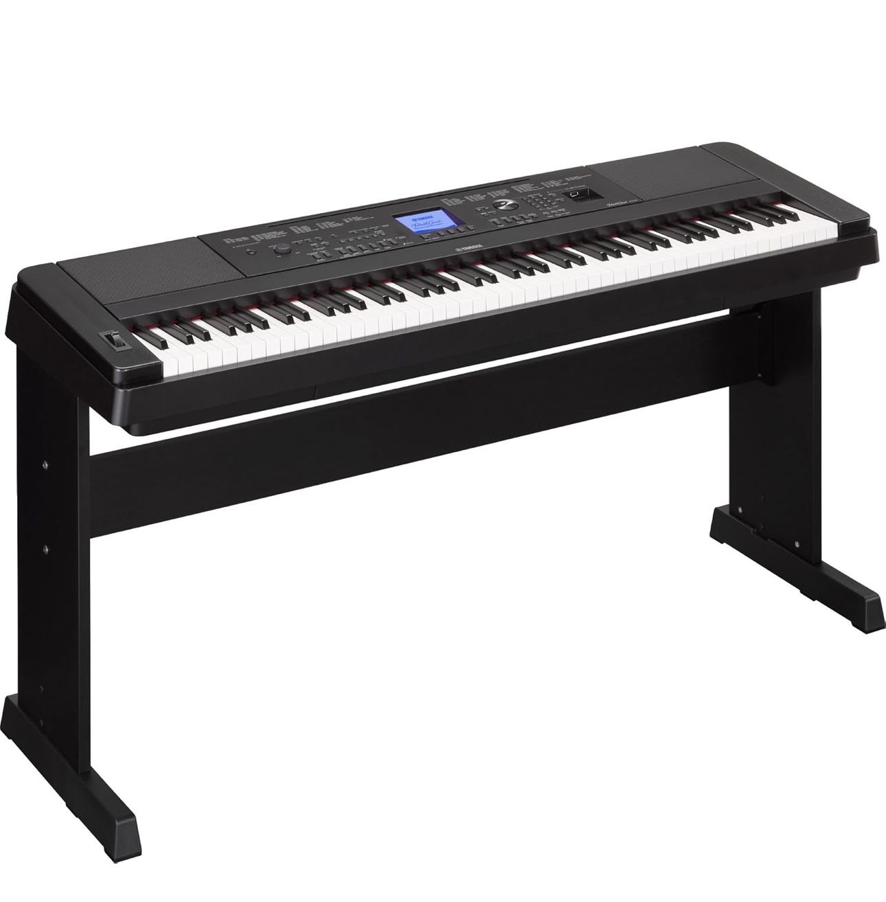 YAMAHA DGX660B 88-Key Weighted Digital Piano With Furniture Stand, Black