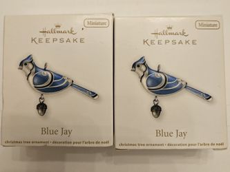Hallmark 2012 Blue Jay - Miniature - Beauty of Birds - NIB single