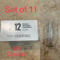 Stemless Champagne Flute Set