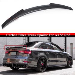 14-20 Audi A3 / S3 / RS3 Trunk Spoiler Carbon Fiber 