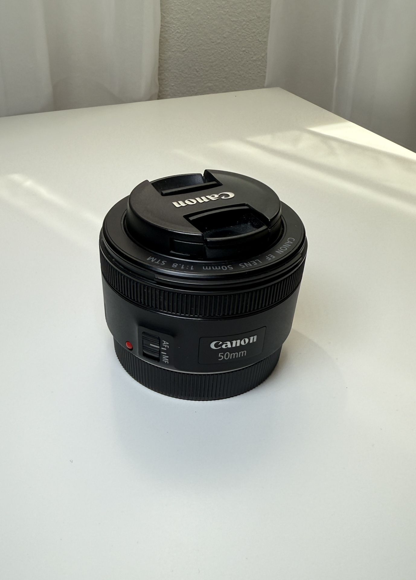 Canon EF 50mm f/1.8 STM Lens — Excellent Condition
