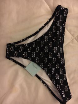 Black Bikini Bottoms Brand New w Tags
