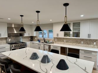 Pendant Light Shades – Stiffel Meyer Black & Gold 11.5" (Set of 3)