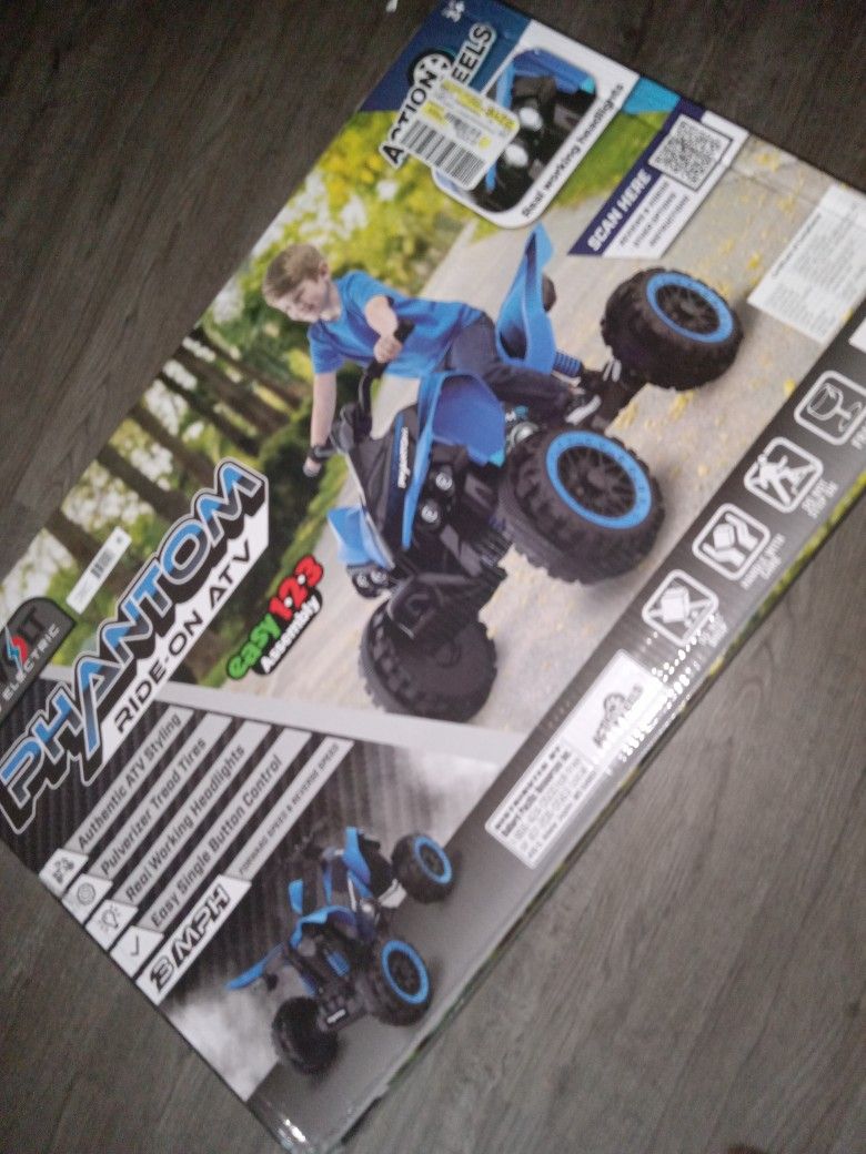 12VOLT PHANTOM RIDE ON ATV🖐🦸