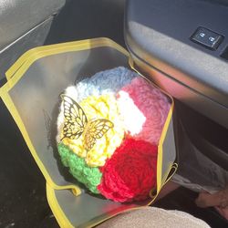  Crochet Multi Color Roses Bouquet 💐 