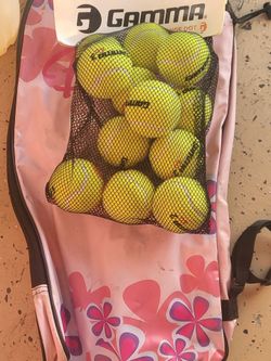 Kids barbie tennis racket  with balls