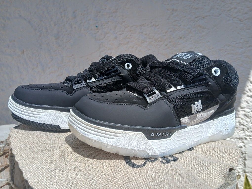 Amiri Leather MA-1 Sneakers Size 44