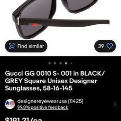 Gucci Unisex Glasses 