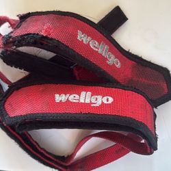 Red Wellgo Straps
