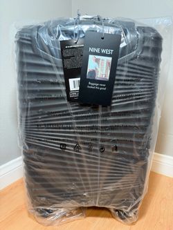 Nine West 20” Carry On Luggage, Black, New with Tags