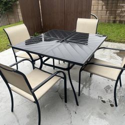 Outdoor Table And Chair Set