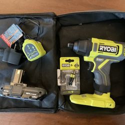 ONE+ 18V Cordless 1/4 in. Impact Drill/Driver Kit with 1.5 Ah Battery and Charger